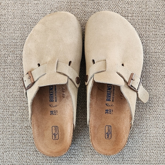 Birkenstock Shoes - NWOT BIRKENSTOCK SUEDE LEATHER BOSTON (SOFT FOOTBED)